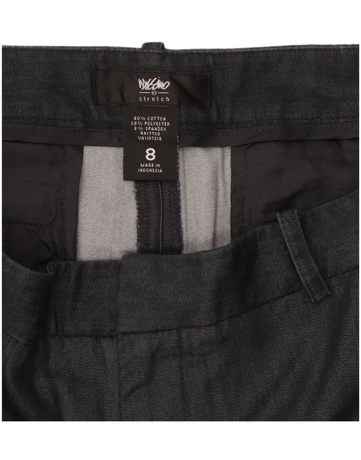 Pantaloncini chino da donna MOSSIMO US 8 medi W30 cotone nero