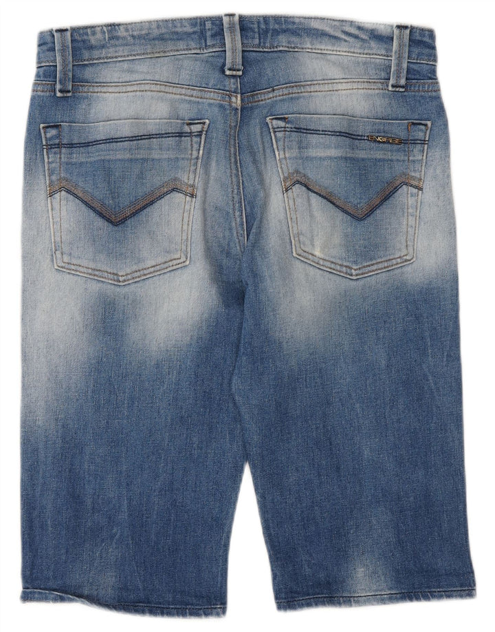 Pantaloncini di jeans da uomo Energie W32 cotone blu medio