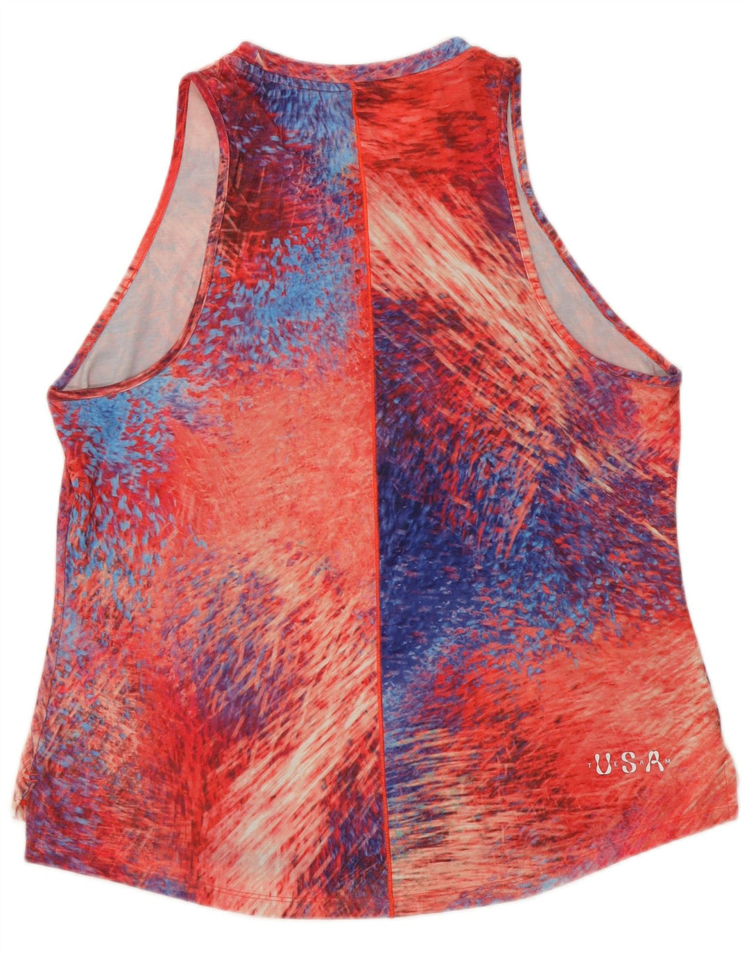 Canotta grafica Nike Dri Fit da donna UK 16 grande multicolore Tie Dye