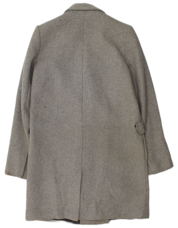 Cappotto doppiopetto da donna Zara UK 14 Poliestere grigio medio