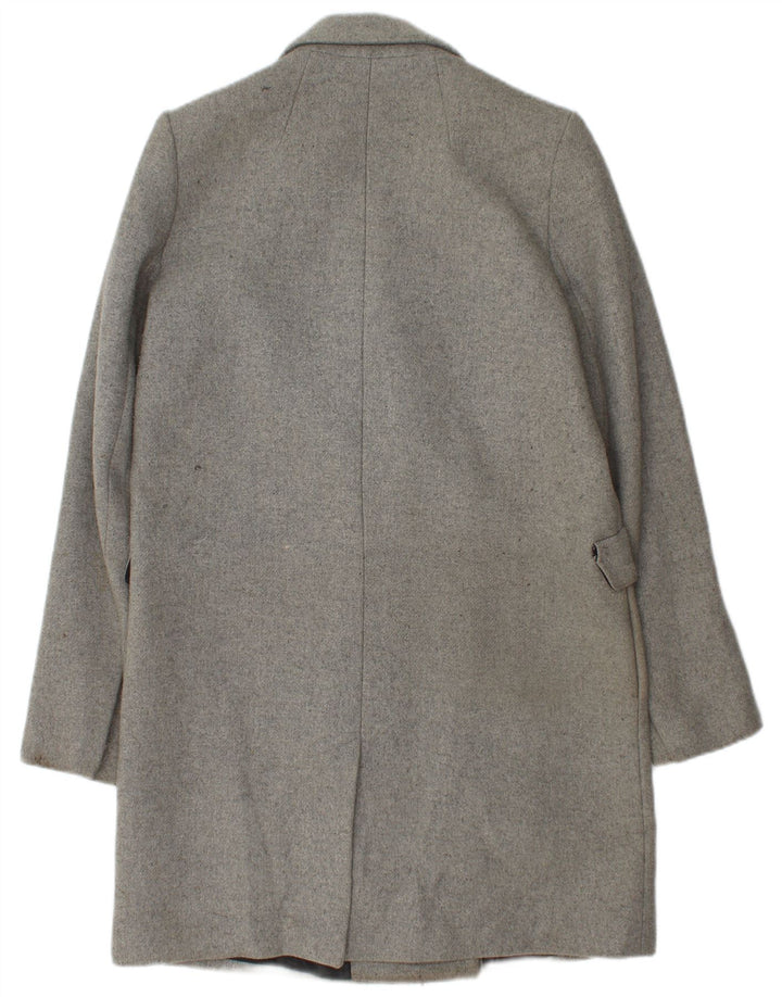 Cappotto doppiopetto da donna Zara UK 14 Poliestere grigio medio