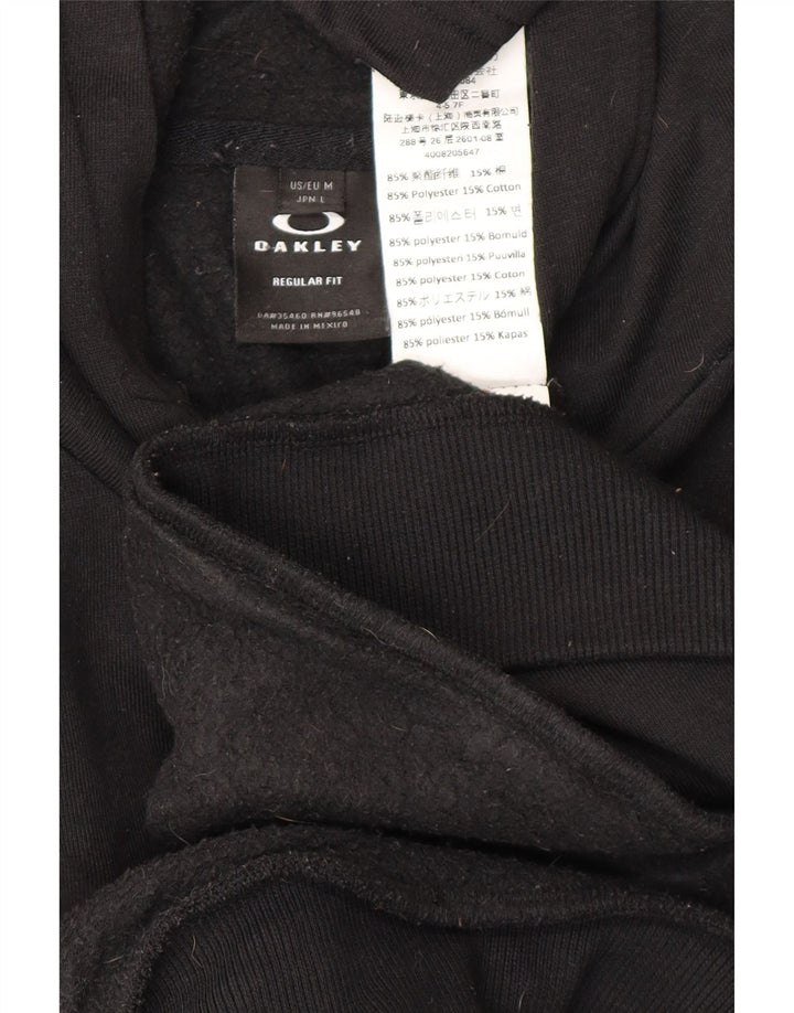 Maglione con cappuccio da uomo dalla vestibilità regolare OAKLEY, poliestere nero medio