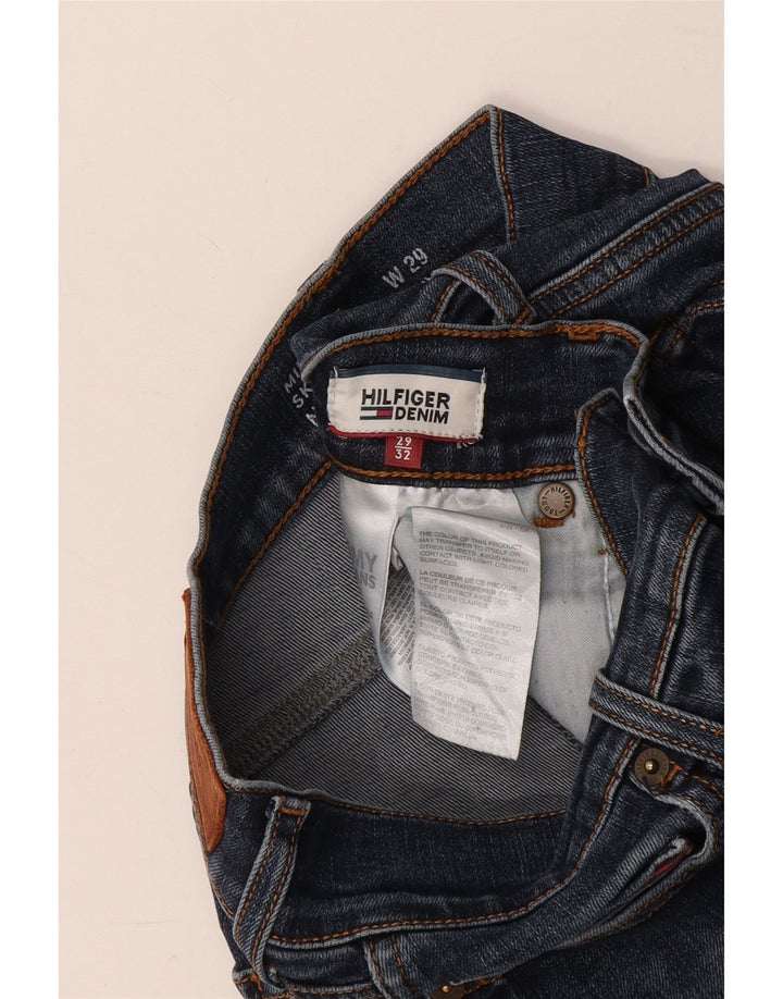 TOMMY HILFIGER Jeans skinny da donna a vita media W29 L32 cotone blu