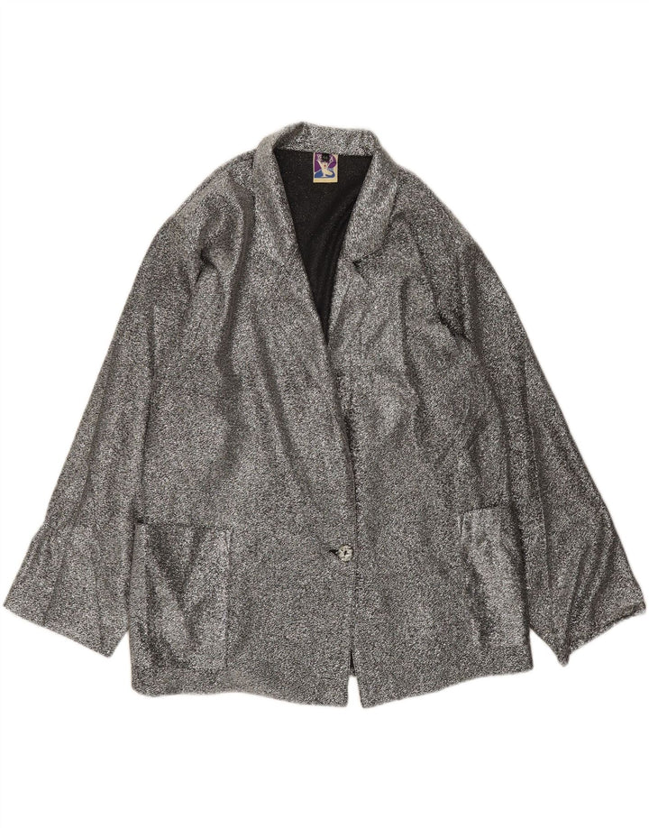 Giacca blazer da donna a 1 bottone Yessica EU 44 XL poliestere grigio