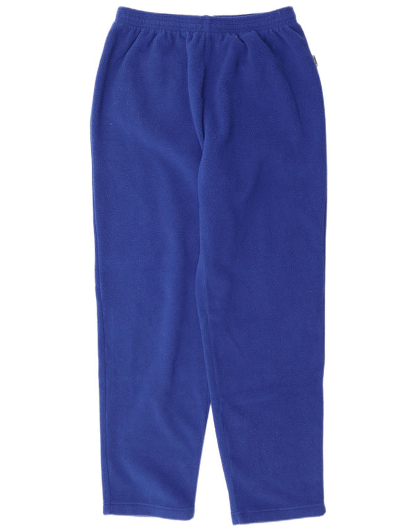 Pantaloni da tuta in pile da donna Spalding UK 14 Large Blu Poliestere