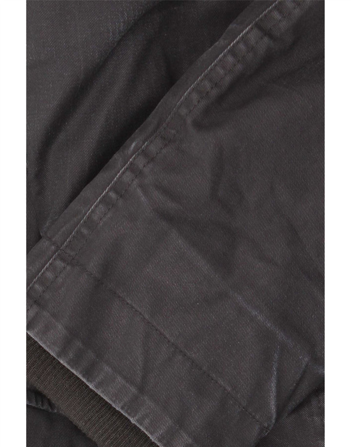 Giacca Parka con cappuccio da uomo Woolrich UK 40 Large Blu Navy in cotone