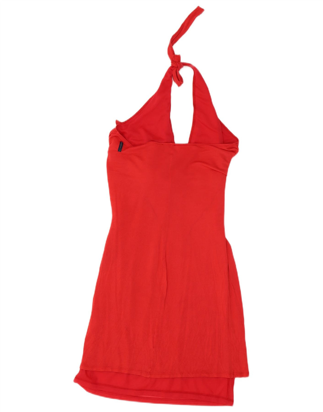 Abito halter da donna Armani Jeans UK 12 rosso medio