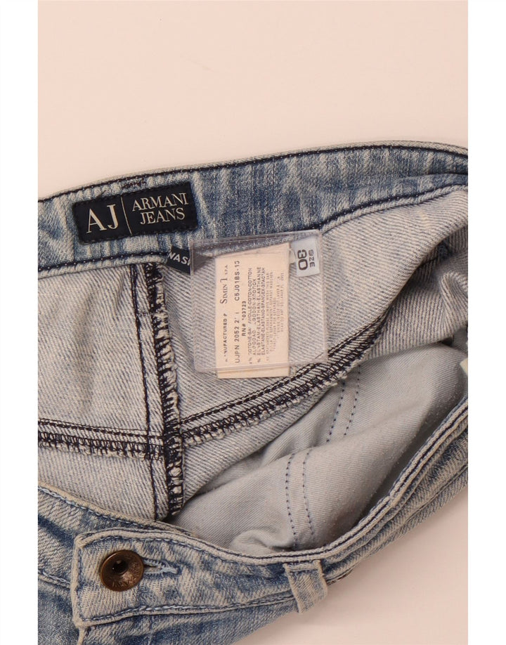 Jeans Bootcut da donna ARMANI W30 L31 cotone blu