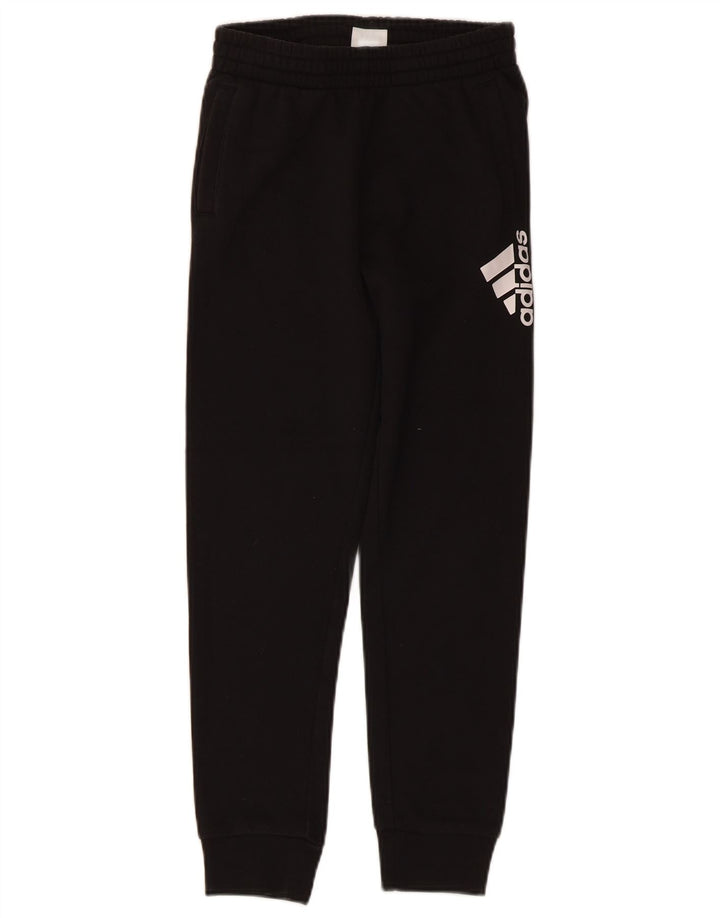 Pantaloni da tuta grafica da ragazzo Adidas Joggers 10-11 anni medio nero