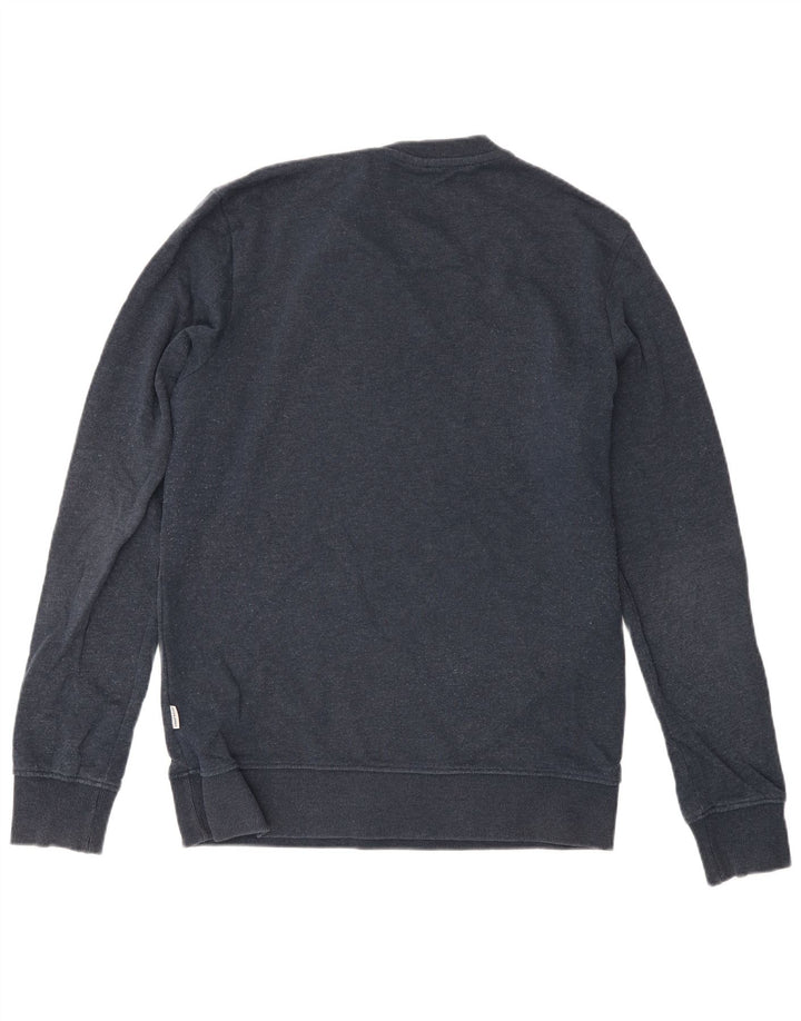 Jack & Jones Felpa con grafica da uomo Maglione piccolo in cotone blu navy