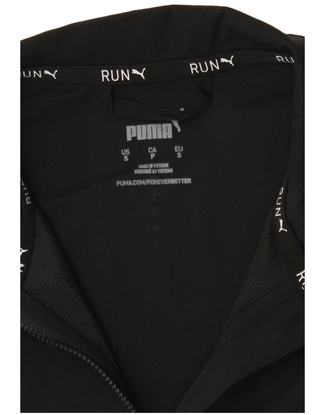 Giacca da ginnastica da uomo Puma Small Nera