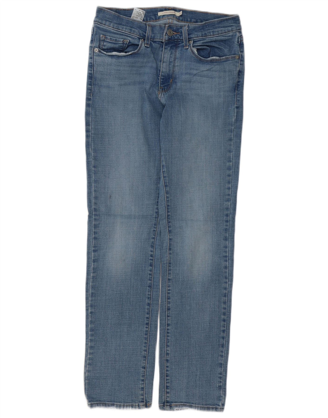 LEVI'S Jeans dritti classici da donna US 4 Small W27 L30 Cotone blu