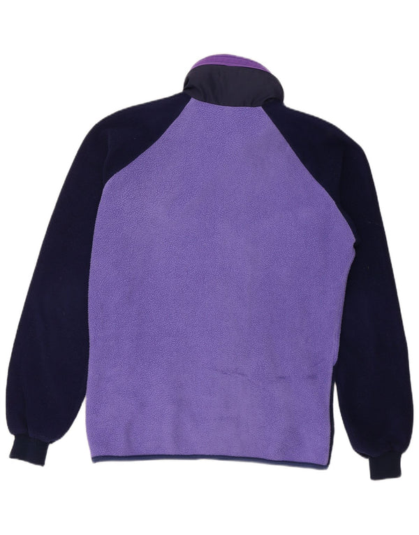 Giacca in pile con cappuccio da donna KARRIMOR UK 14 Medium Blu Navy Colourblock