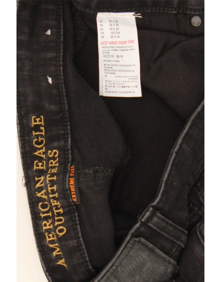 Jeans skinny da donna American Eagle W30 L30 cotone nero