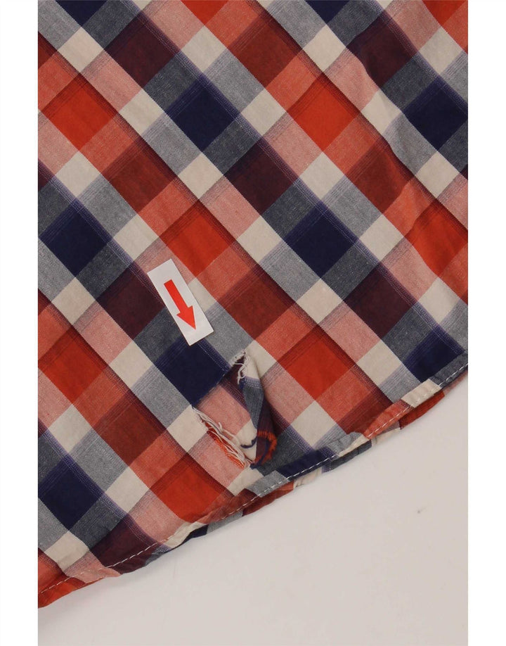 Camicia Carrera da uomo vestibilità regolare XL in cotone a quadri multicolore