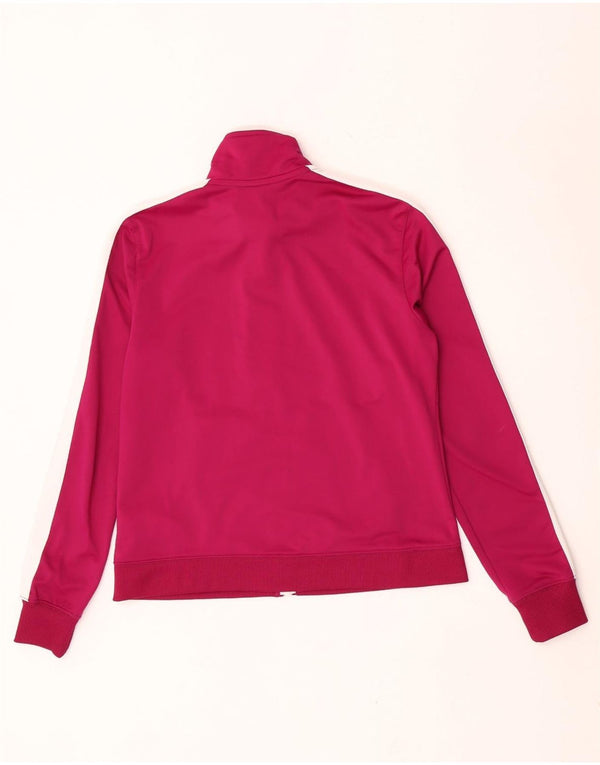 Giacca da tuta da donna Nike UK 10 Small Rosa Poliestere