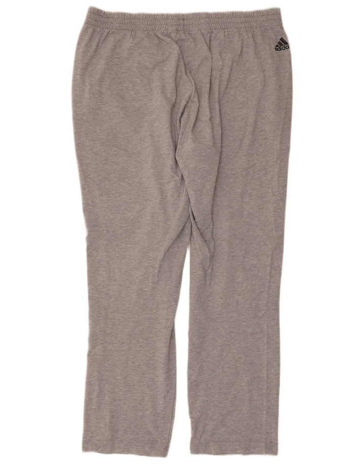 Pantaloni da tuta con grafica Adidas da uomo grandi grigi