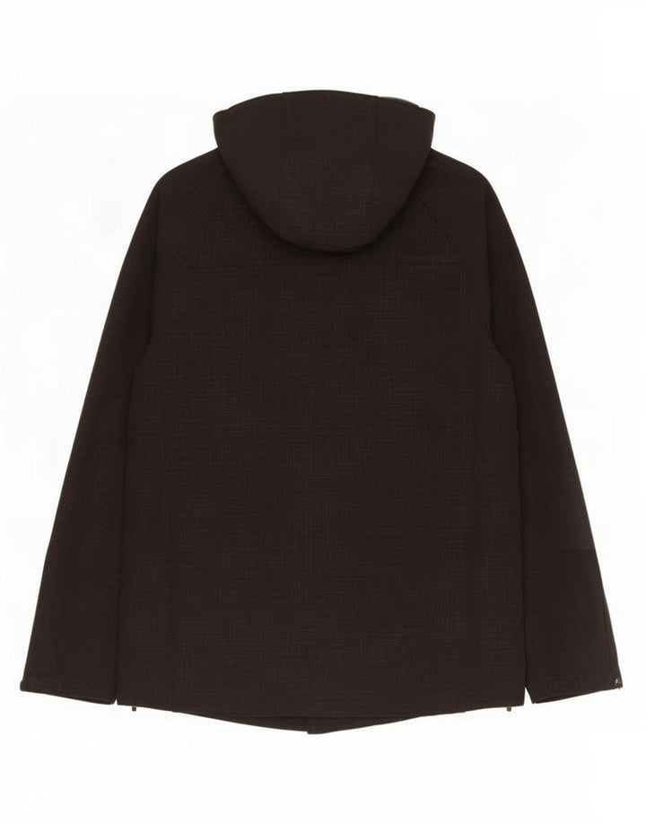 Giacca a vento con cappuccio da uomo Mountain Warehouse UK 38 media nera