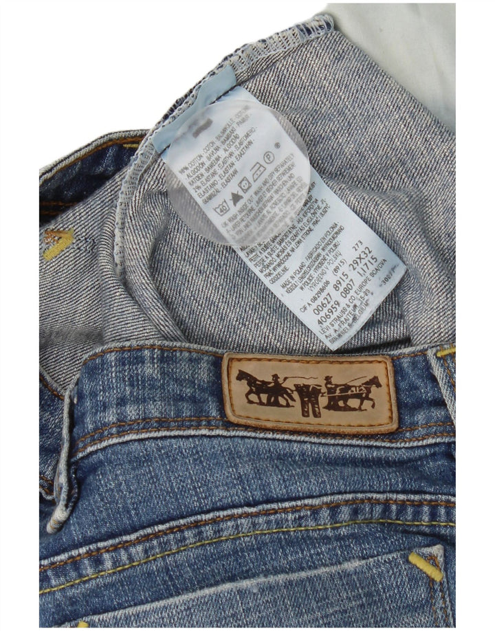 Jeans dritti da donna Levi's W29 L32 cotone blu