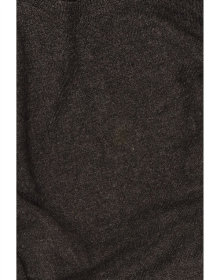 Maglione maglione con scollo a barca da donna Marks & Spencer UK 12 Acrilico grigio medio