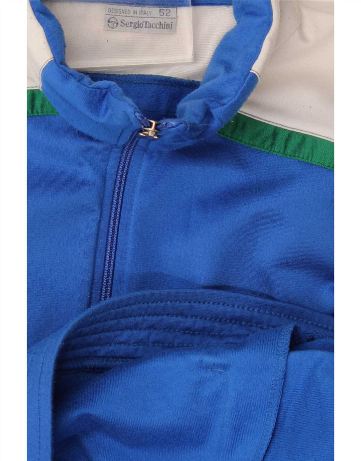 Giacca da tuta da uomo Sergio Tacchini IT 52 Large Blu Colourblock