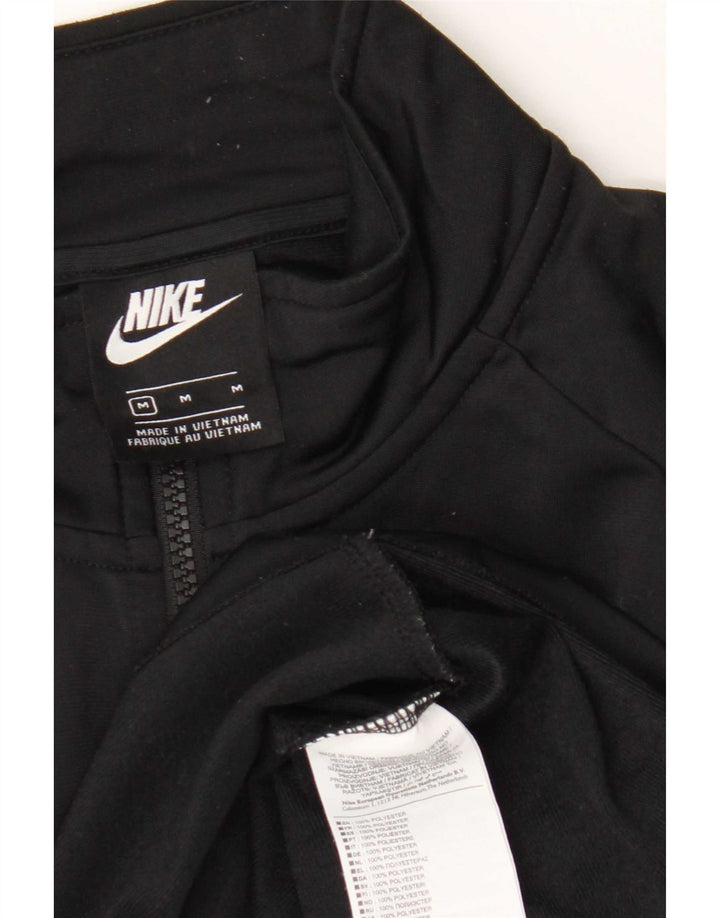 Giacca da tuta da uomo Nike, giacca media, nera, in poliestere