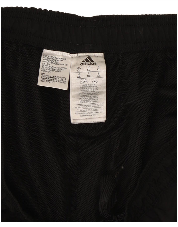 Pantaloni da tuta grafica da rugby Adidas Munster da uomo XL poliestere nero