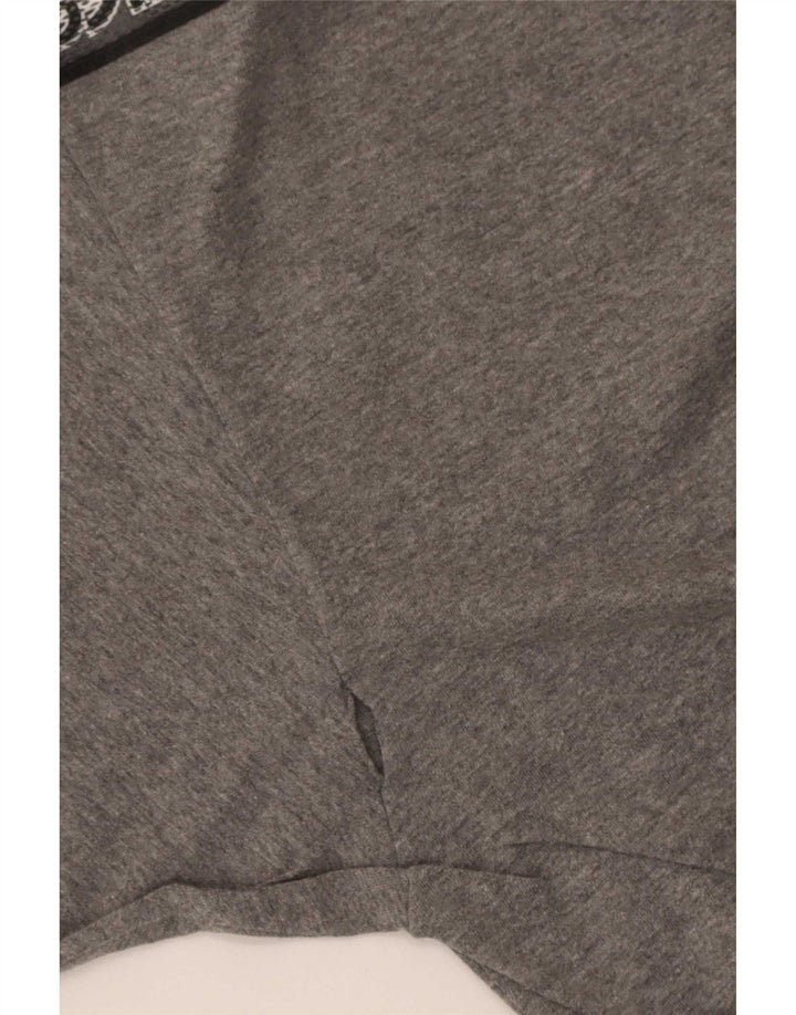T-shirt grafica da uomo Asics in cotone mélange grigio medio