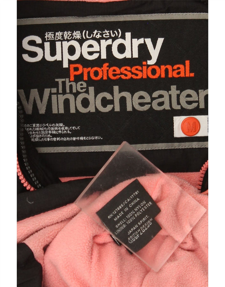 Giacca a vento da donna Superdry The Windcheater UK 14 media nera