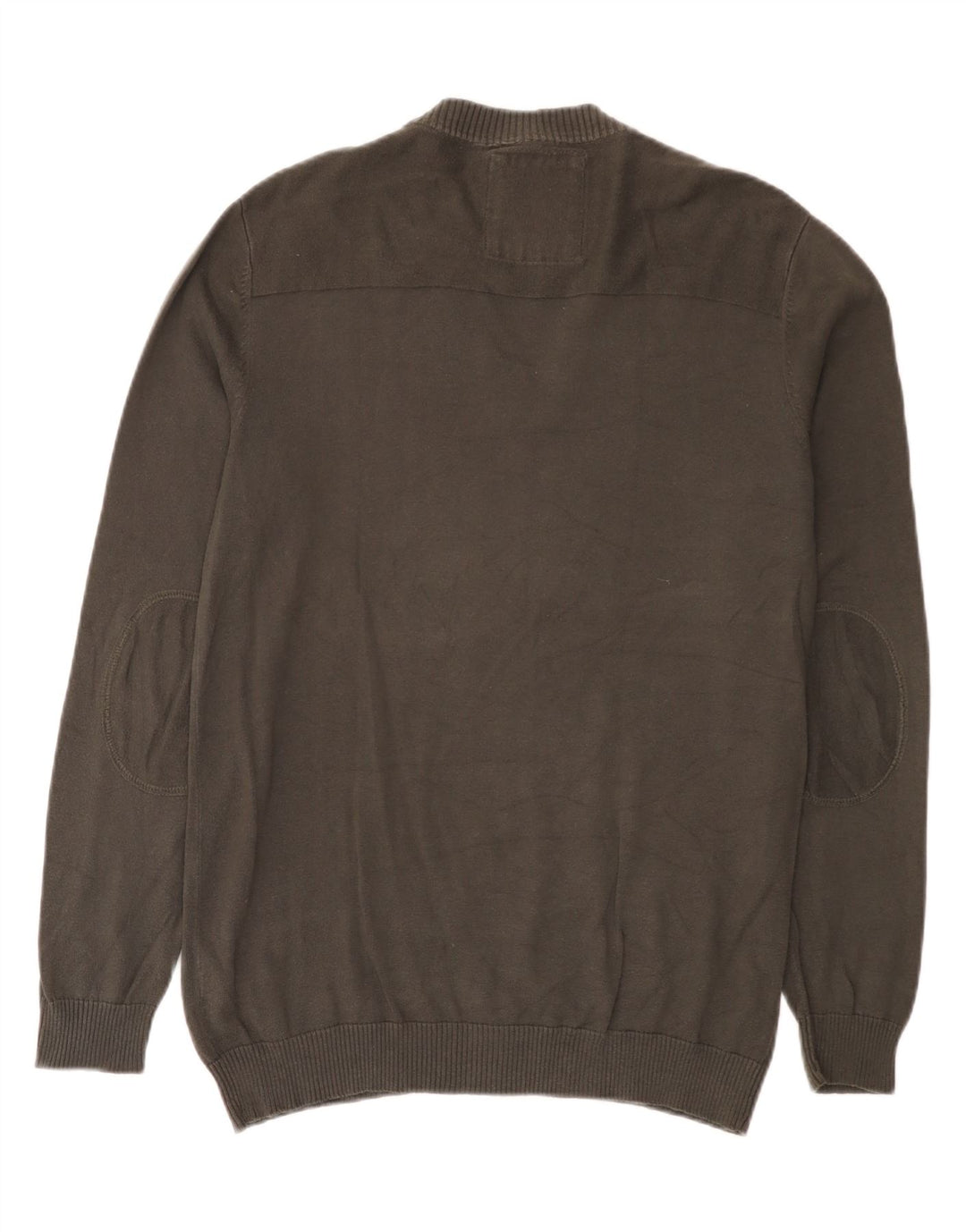 Jack & Jones Maglione da uomo con scollo a V grande cotone grigio