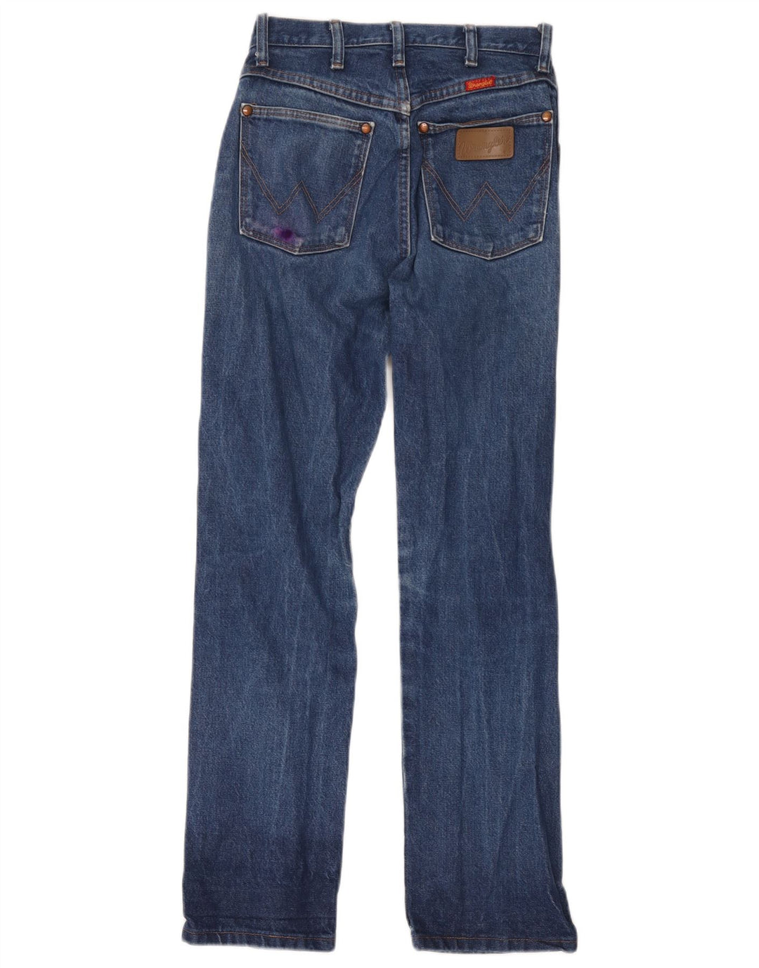 Jeans dritti da donna Wrangler US 5 piccoli W26 L30 cotone blu