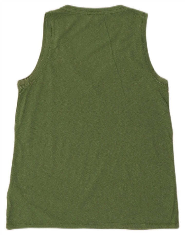 Canotta da donna J. CREW UK 10 piccolo cotone verde