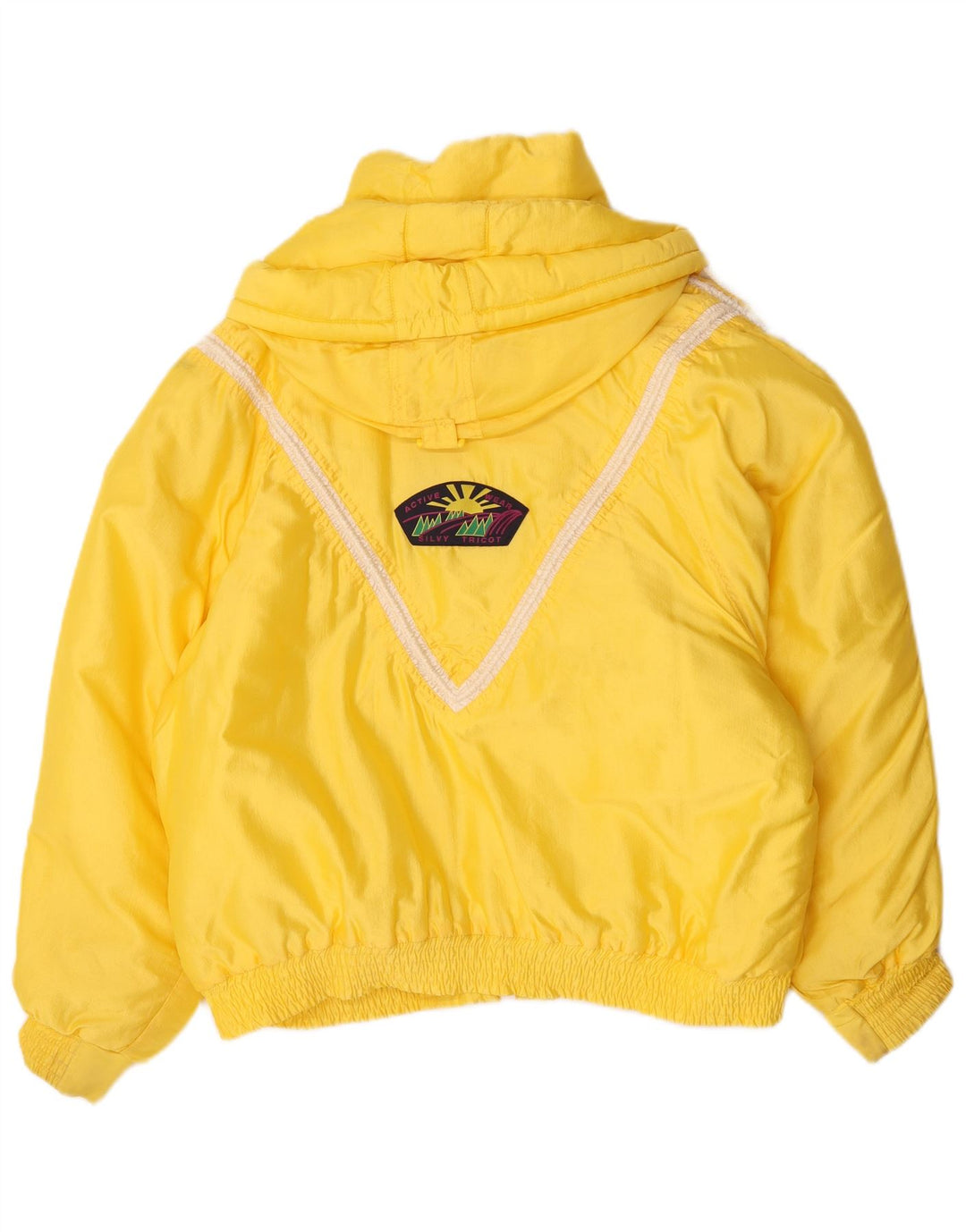Giacca da sci oversize con grafica da donna Silvy IT 48 XL Poliestere giallo