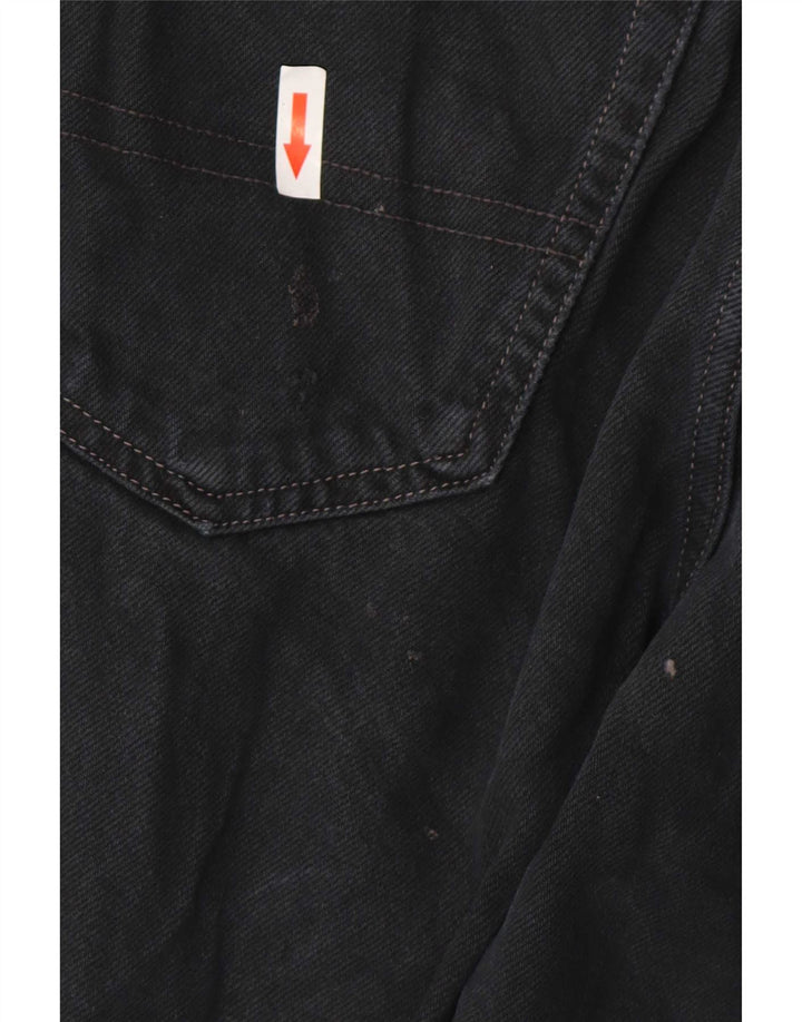 Jeans affusolati regolari da uomo Tommy Hilfiger W32 L30 cotone nero