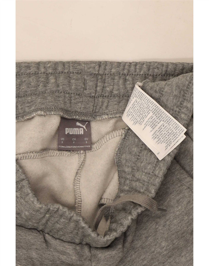 Pantaloni da tuta da uomo Puma Joggers piccoli in cotone grigio