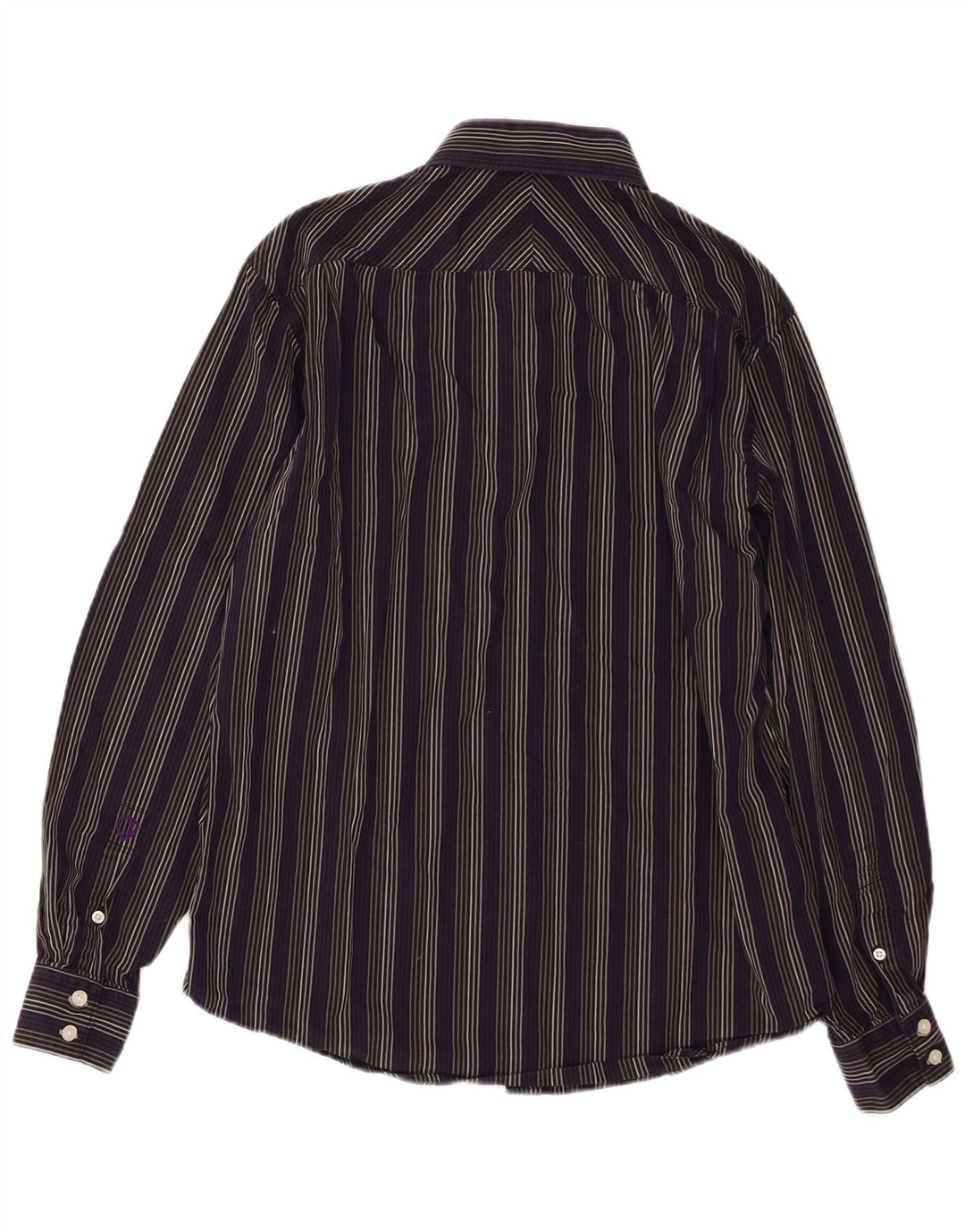 Camicia da uomo BEN SHERMAN Cotone a righe viola medio