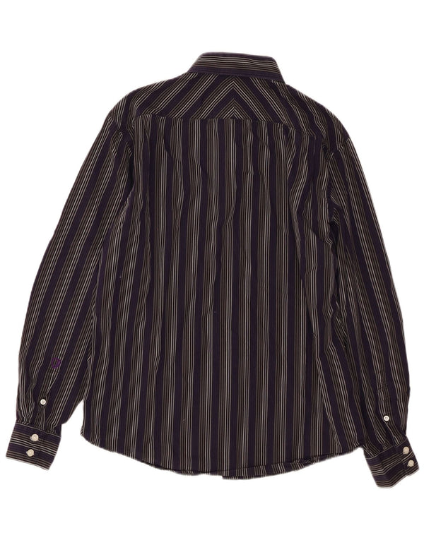 Camicia da uomo BEN SHERMAN Cotone a righe viola medio