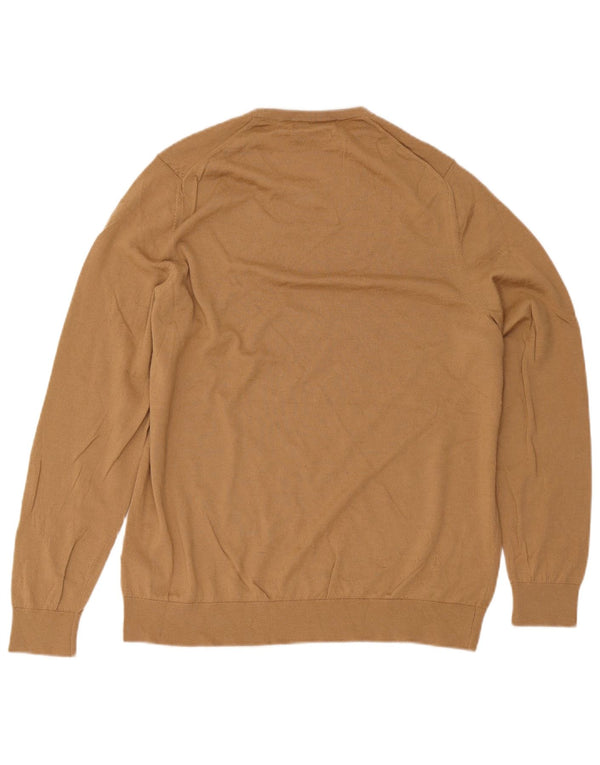 Maglione maglione girocollo autografo da uomo Marks & Spencer 2XL Beige