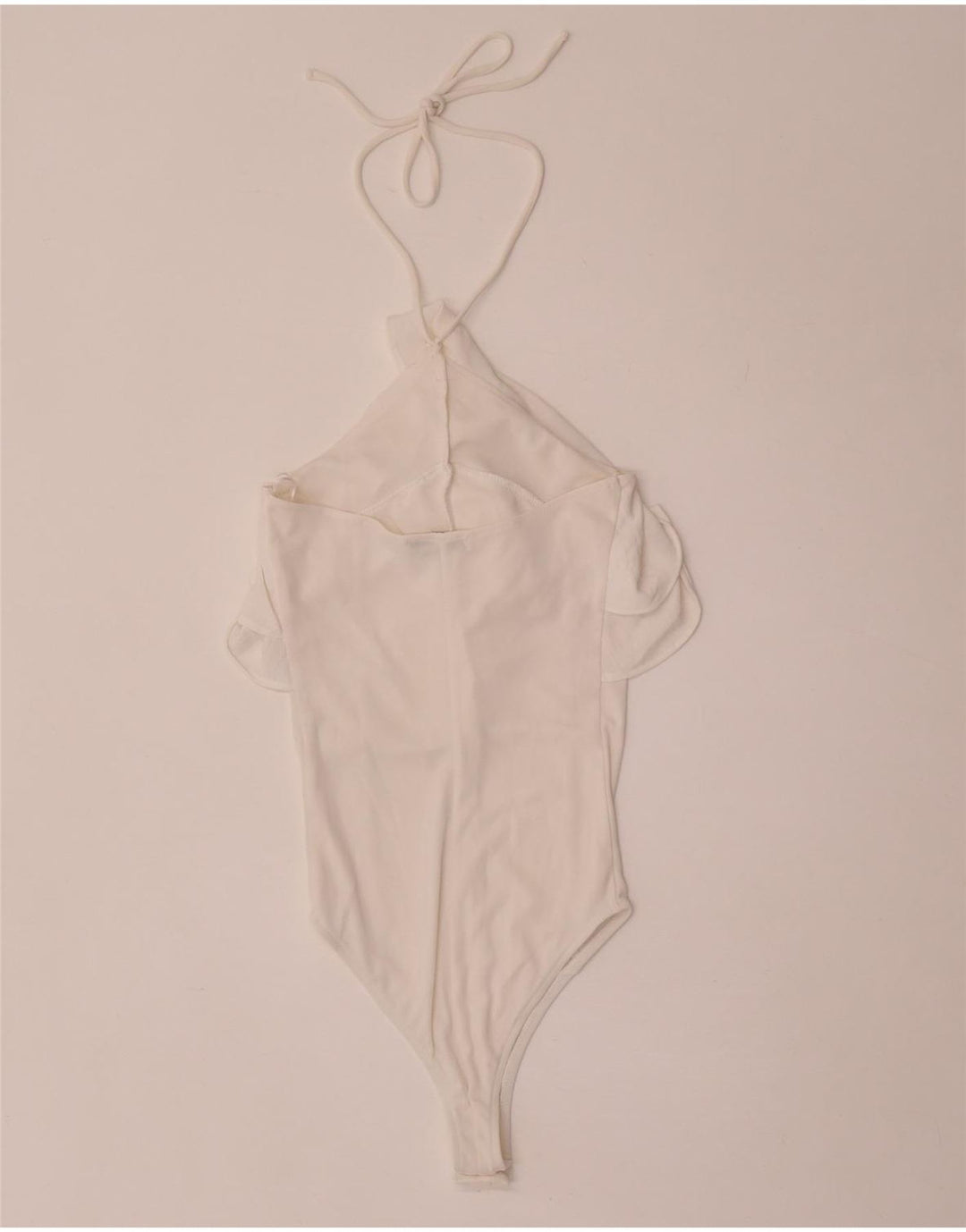 Body senza maniche da donna Zara UK 8 Small bianco