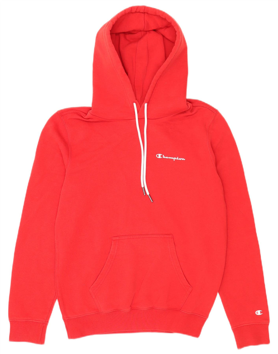 Maglione con cappuccio da uomo Champion piccolo in cotone rosso