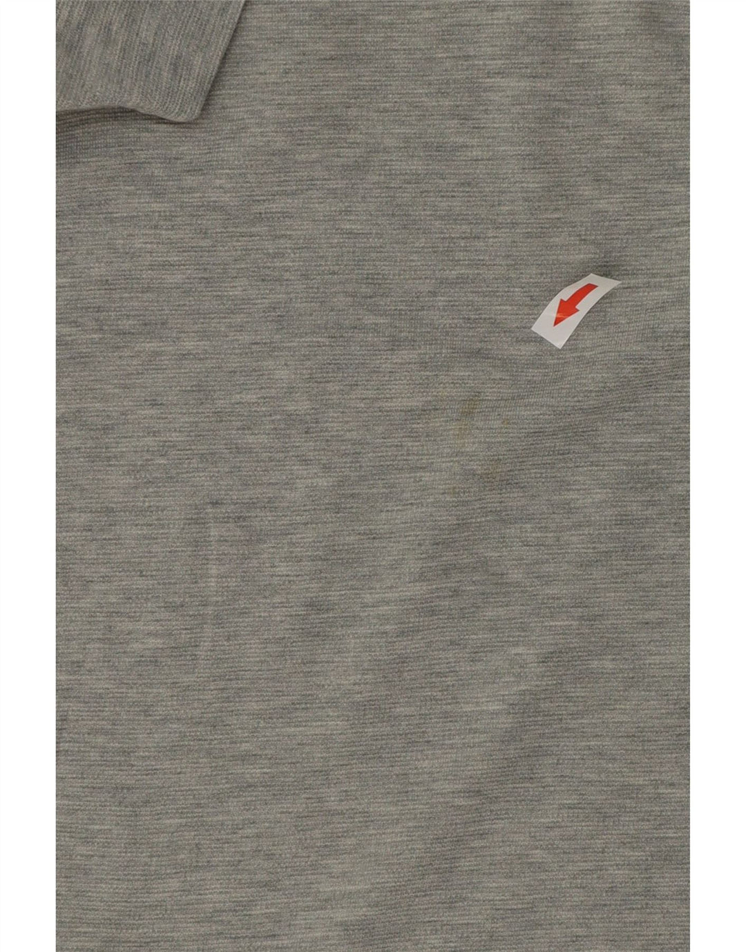 Polo da uomo Lacoste taglia 4 in cotone chiazzato grigio medio