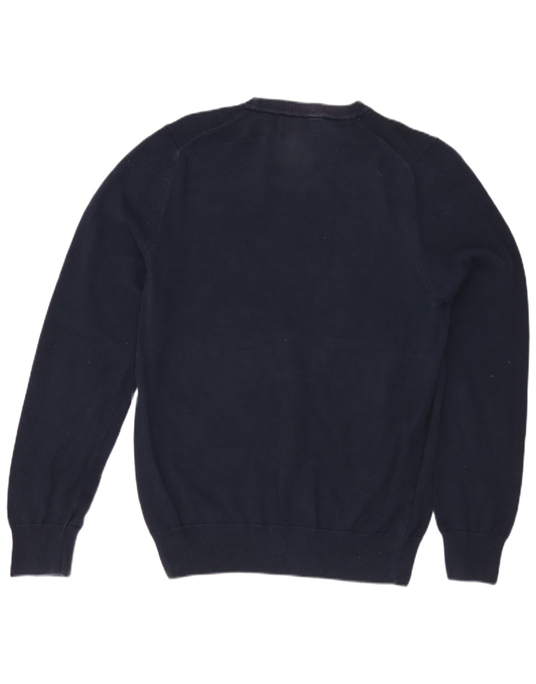 Maglione maglione girocollo da donna Marks & Spencer UK 10 piccolo blu navy
