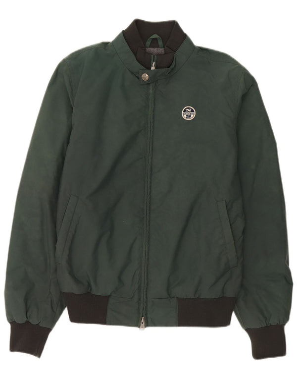 Giacca a vento bomber da uomo North Sails UK 38 Verde medio Poliammide