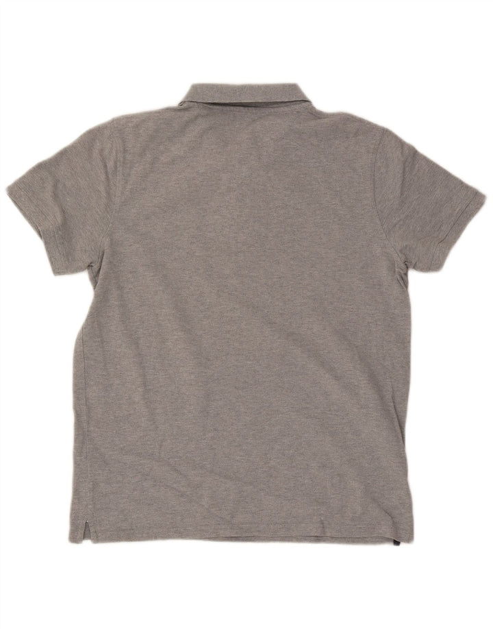 Polo da uomo Timberland grande in cotone grigio