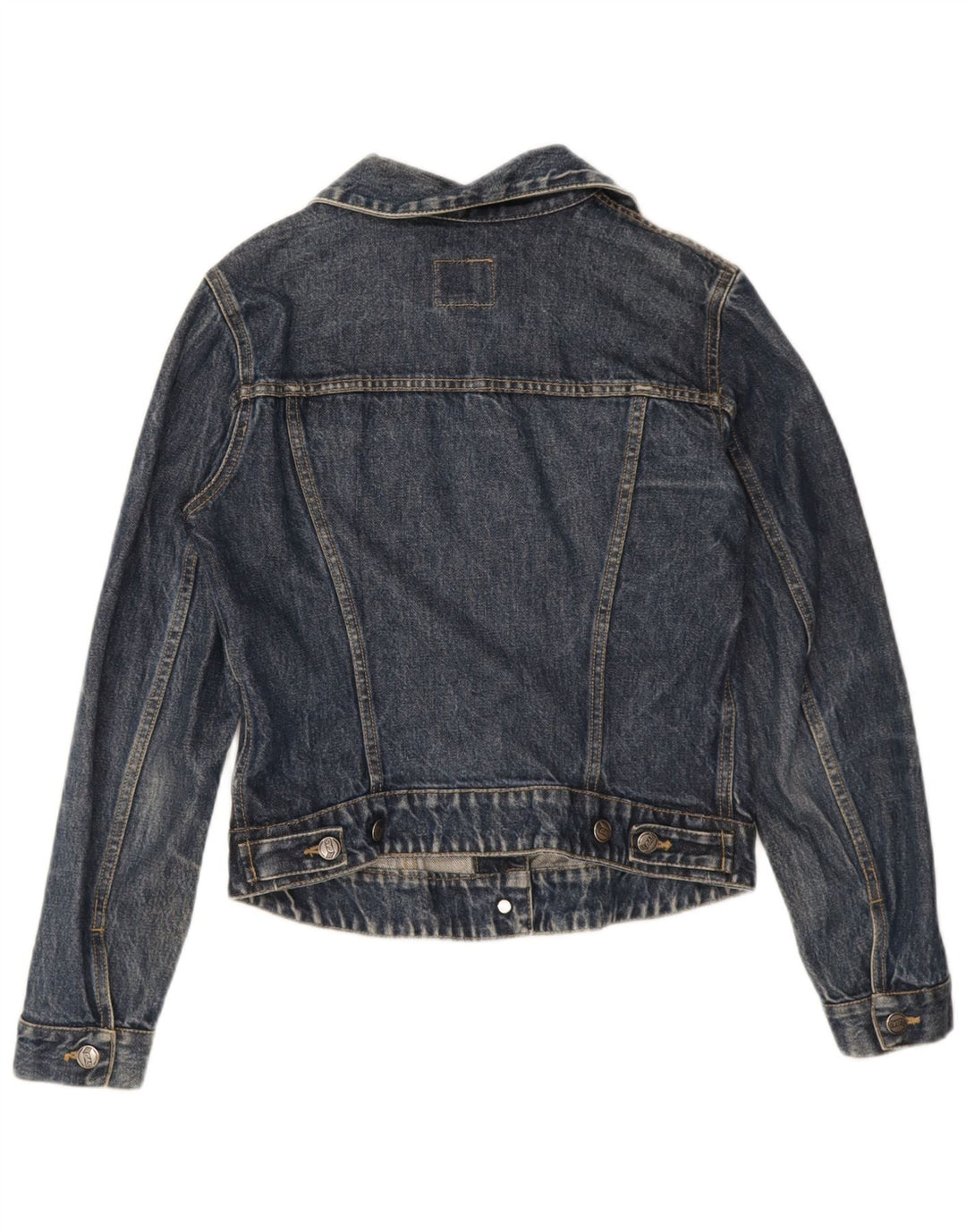 Giacca in denim da donna Gas UK 12 cotone blu navy medio