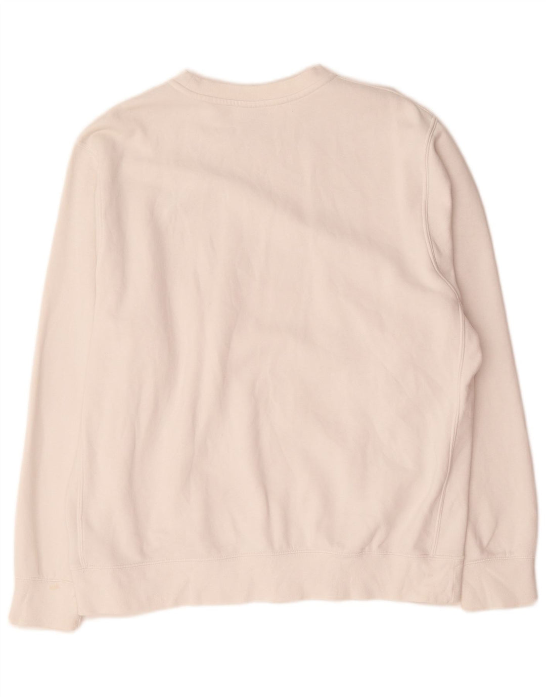 Felpa Nike Uomo Maglione Large Bianco Cotone