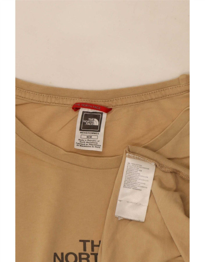 T-shirt grafica da uomo The North Face Top in cotone beige medio