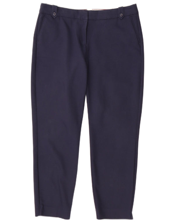 MONSOON Pantaloni corti slim da donna UK 12 Medi W32 L25 Blu navy