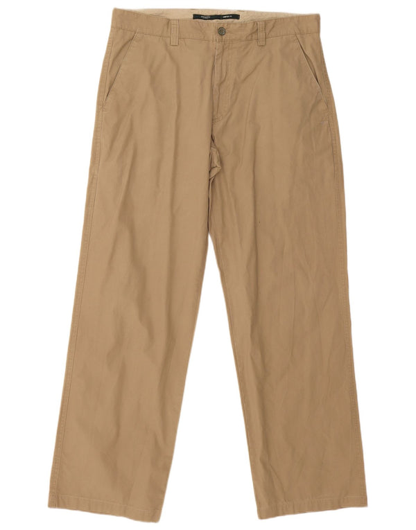 Dockers Mens Comfort Fit Straight Chino Trousers  W34 L31 Khaki