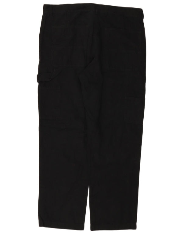 Pantaloni cargo dritti da uomo Quiksilver W34 L28 cotone nero